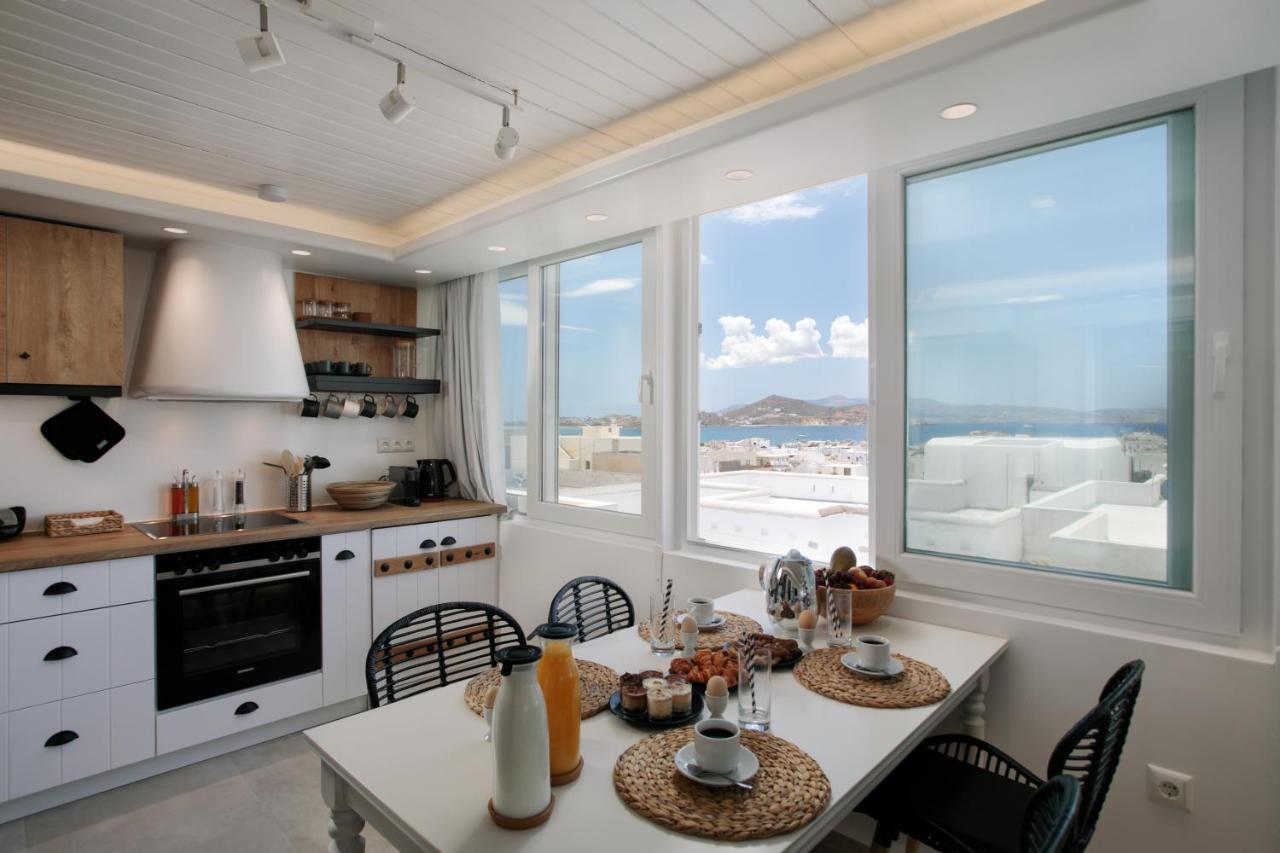 Manda Luxury Apartments Naxos City ภายนอก รูปภาพ